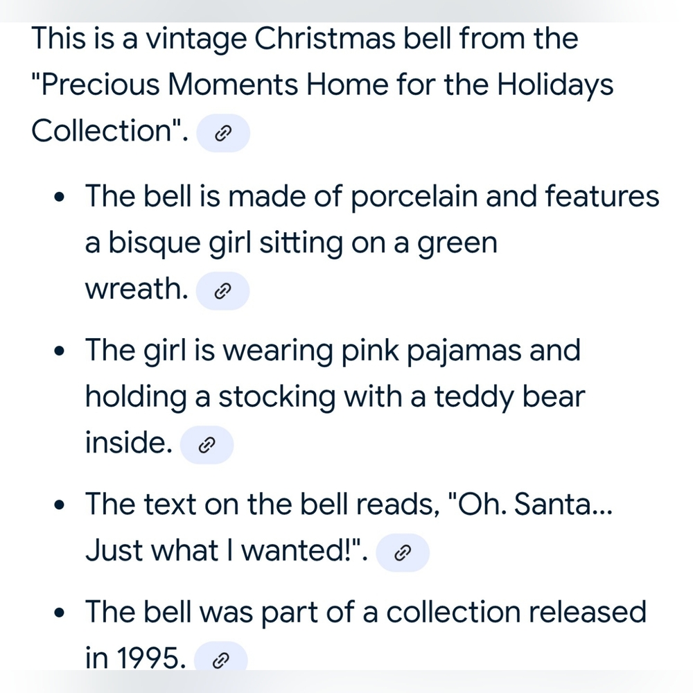 Precious Moments Christmas Bell with Child Figurine - Picture 5 of 8